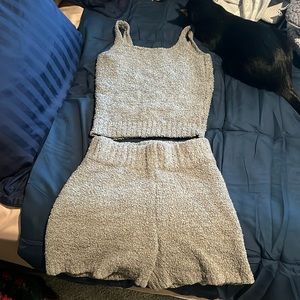 Skims gray cozy set